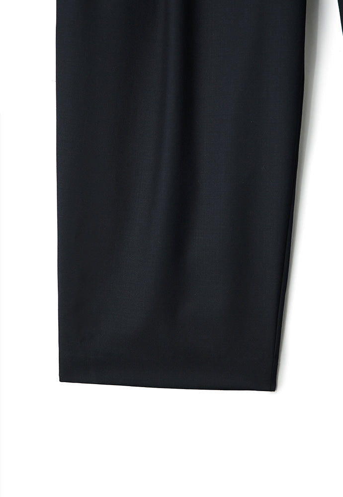 Art if acts - Belted Wool Side Two Tuck Pants (Navy) product image 13 | TRAB K-Fashion Australia