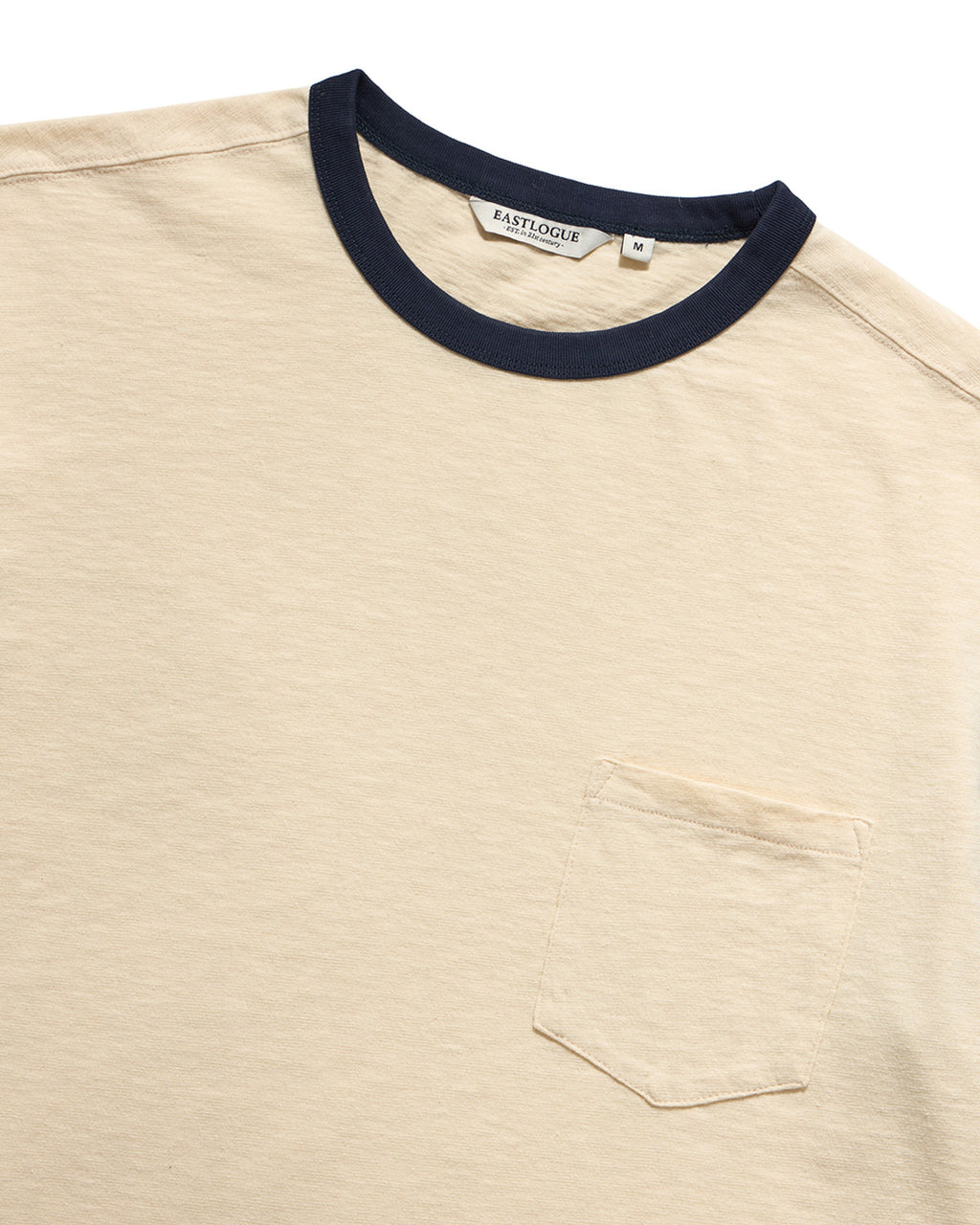 Eastlogue - Rally Club Ringer T-shirts (Cream & Navy) product image 7 | TRAB K-Fashion Australia