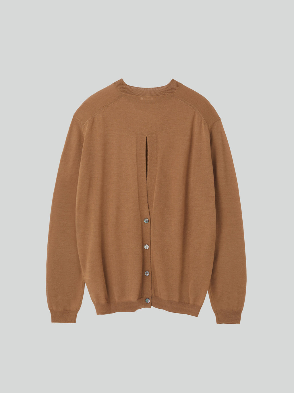 Recto - Back Open Detail Knit Top (Ochre) product image 11 | TRAB K-Fashion Australia