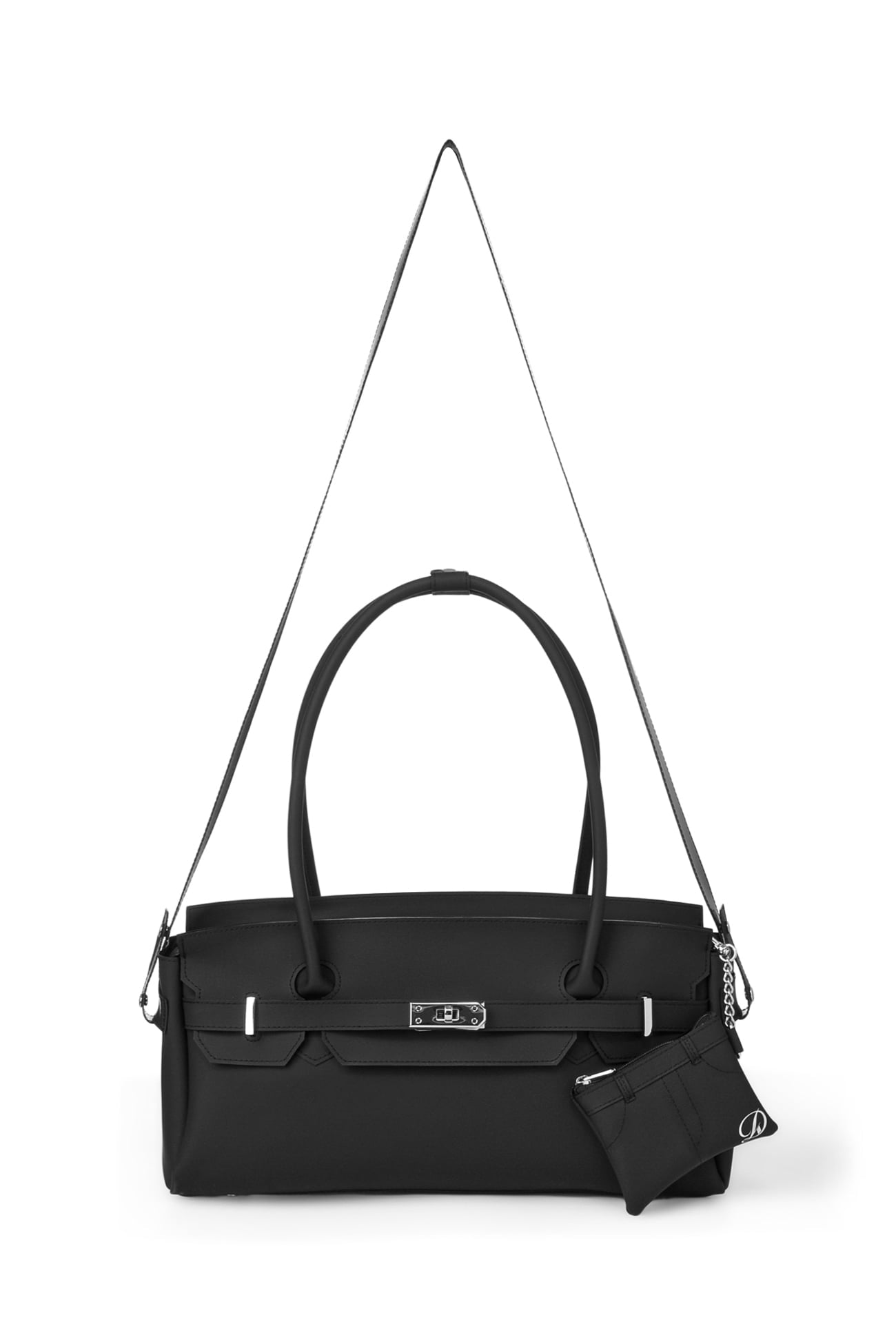 Deinet - [free Card Wallet] Jelly Two-Way Bag (Black) product image 5 | TRAB K-Fashion Australia
