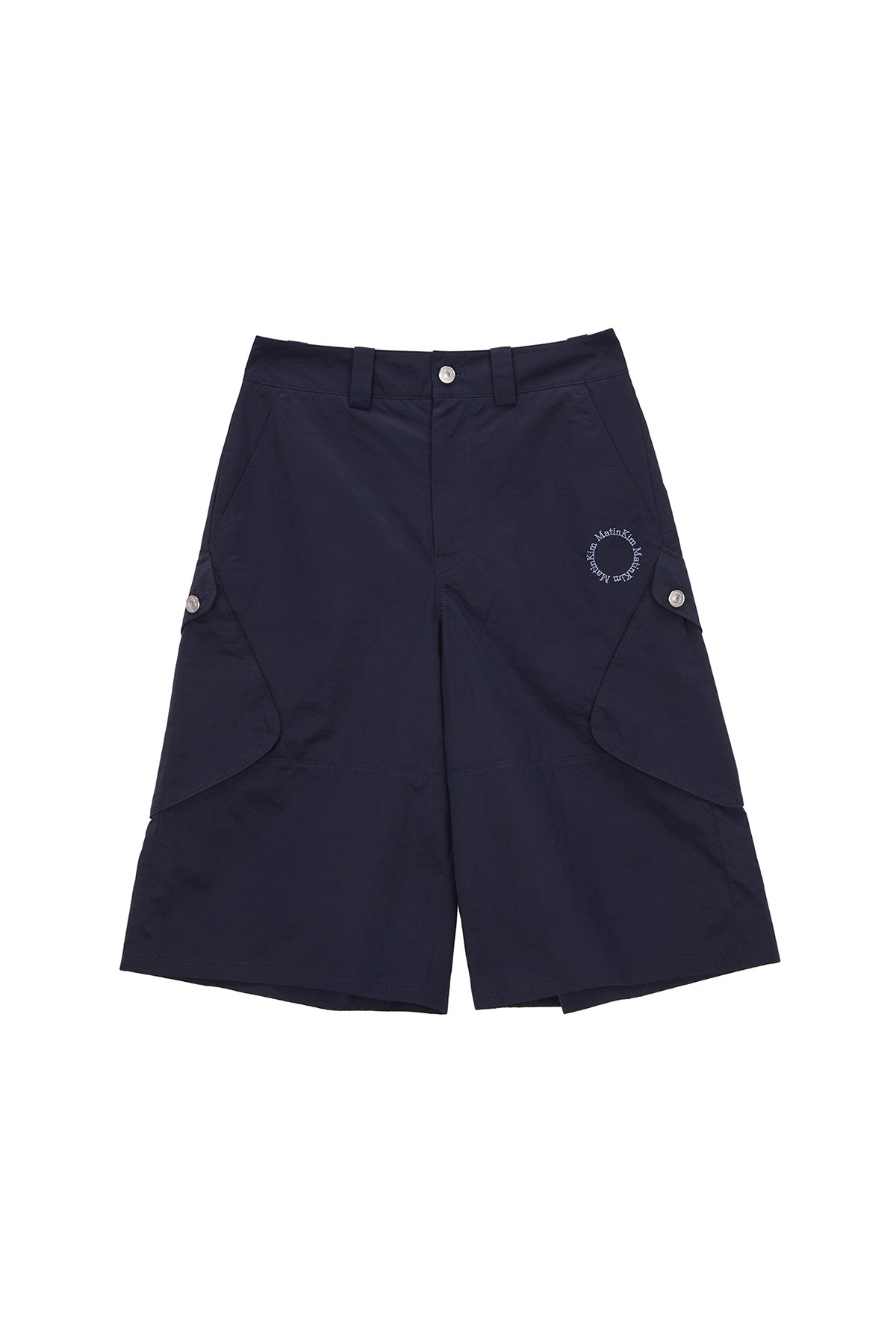 Matin Kim - Cargo Bermuda Pants (Navy) product image 1 | TRAB K-Fashion Australia