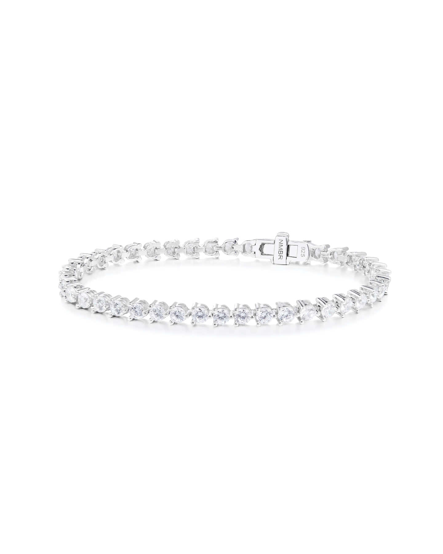 Numbering - N-dia Tennis Bracelet / 3 Prong (3mm) #3910 product image 7 | TRAB K-Fashion Australia