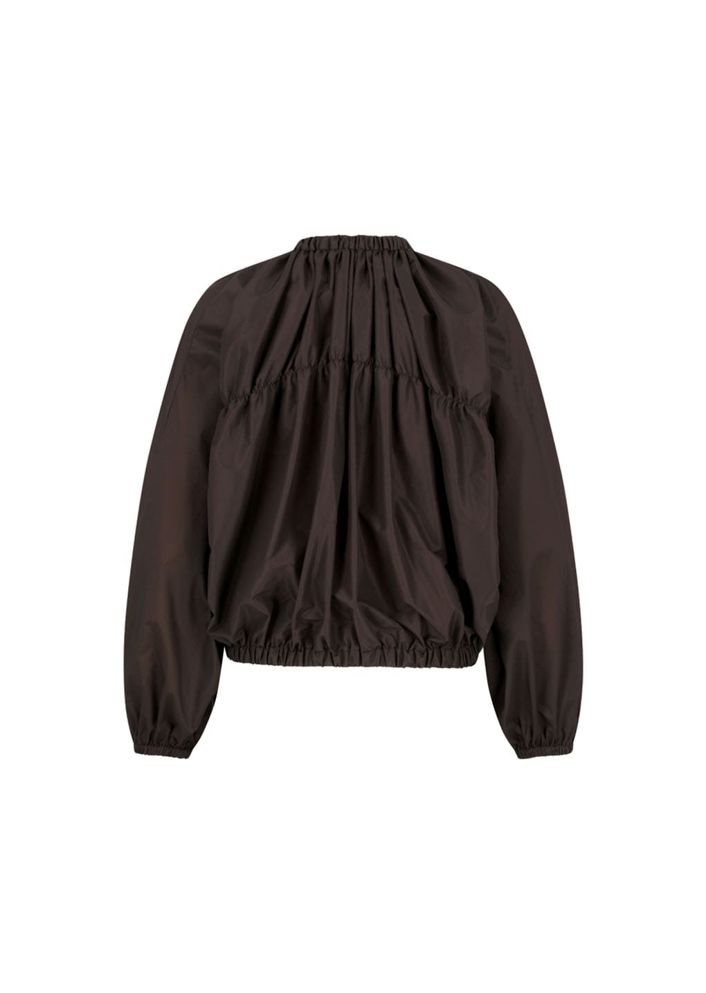 Amomento - Nylon Shirring Jumper (Brown) product image 6 | TRAB K-Fashion Australia