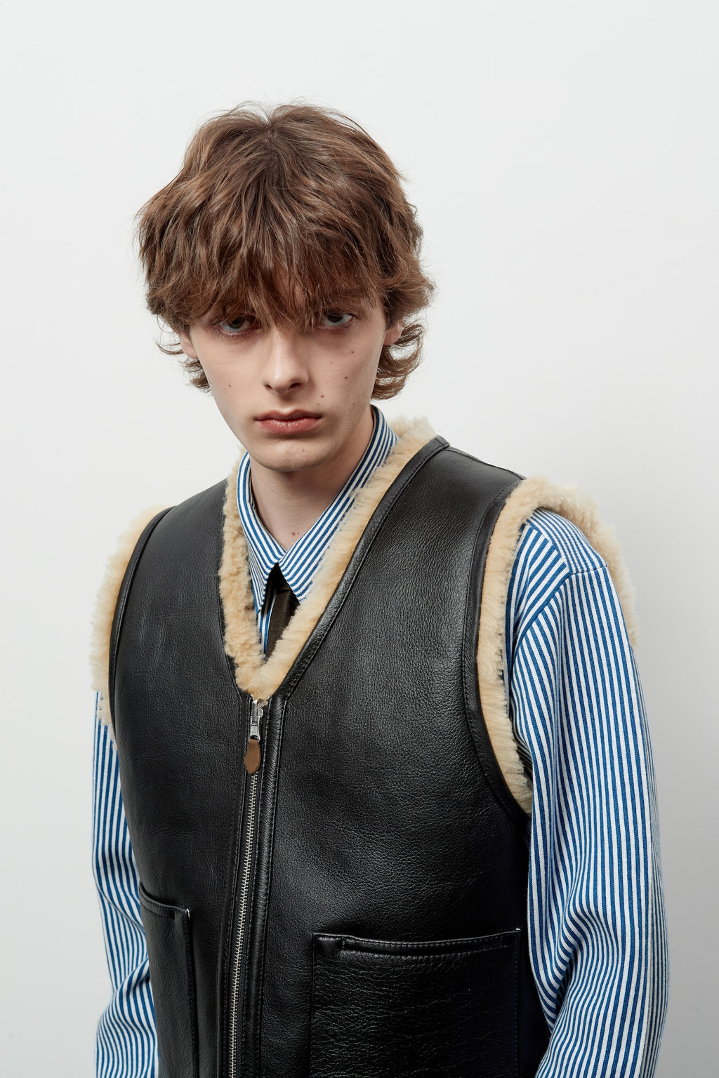 Stu - Stripe Knit Shirt (Blue) product image 12 | TRAB K-Fashion Australia