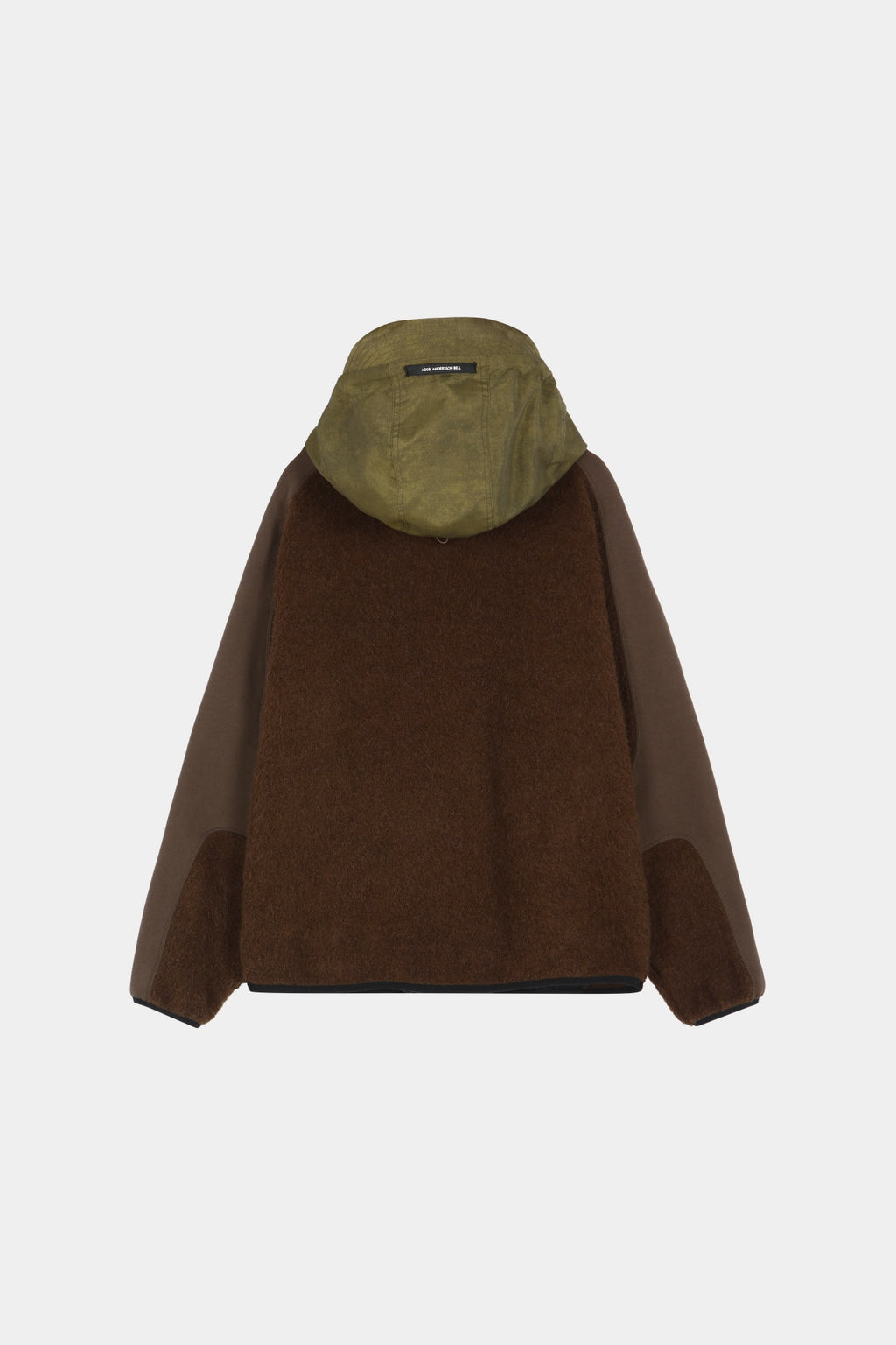 Andersson Bell - Orte Terry Half Zip Up Hoodie (Brown) product image 10 | TRAB K-Fashion Australia