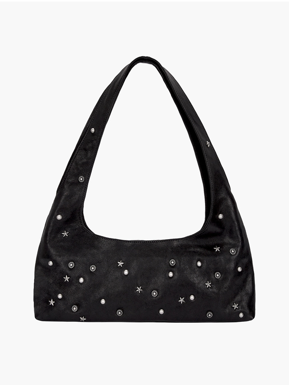 Marge Sherwood - Halter Hobo (Black Studded Washed Nappa) product image 6 | TRAB K-Fashion Australia