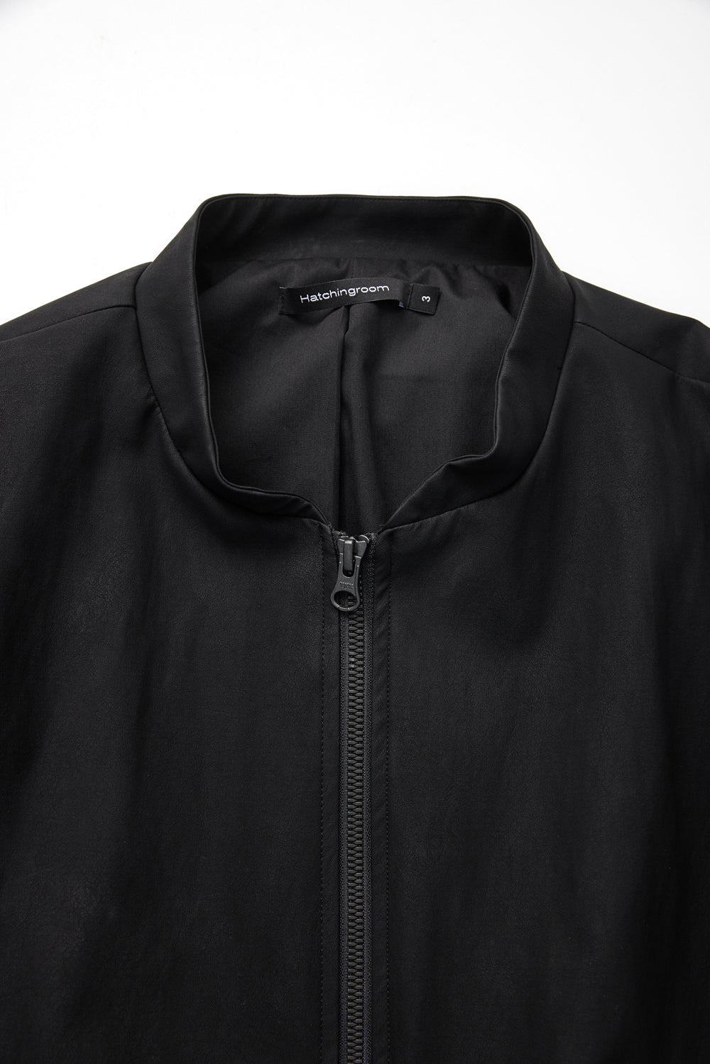 Hatchingroom - Square Jacket Faux Leather (Black) product image 3 | TRAB K-Fashion Australia