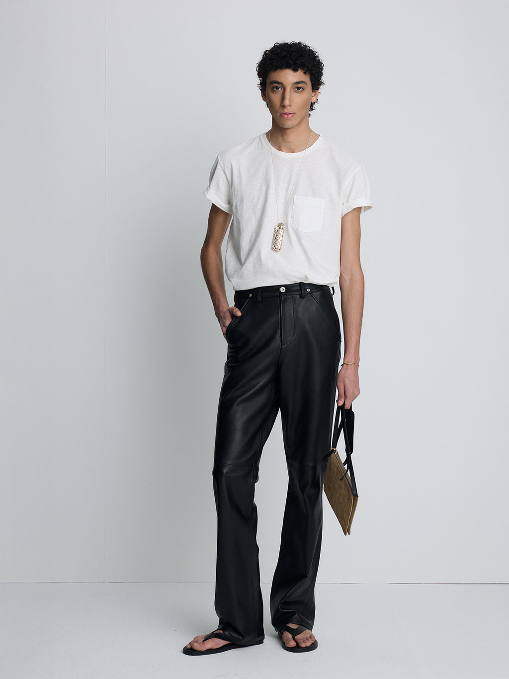 Tonywack - Soft Slub Jersey Pocket T-Shirt (Off White) product image 8 | TRAB K-Fashion Australia
