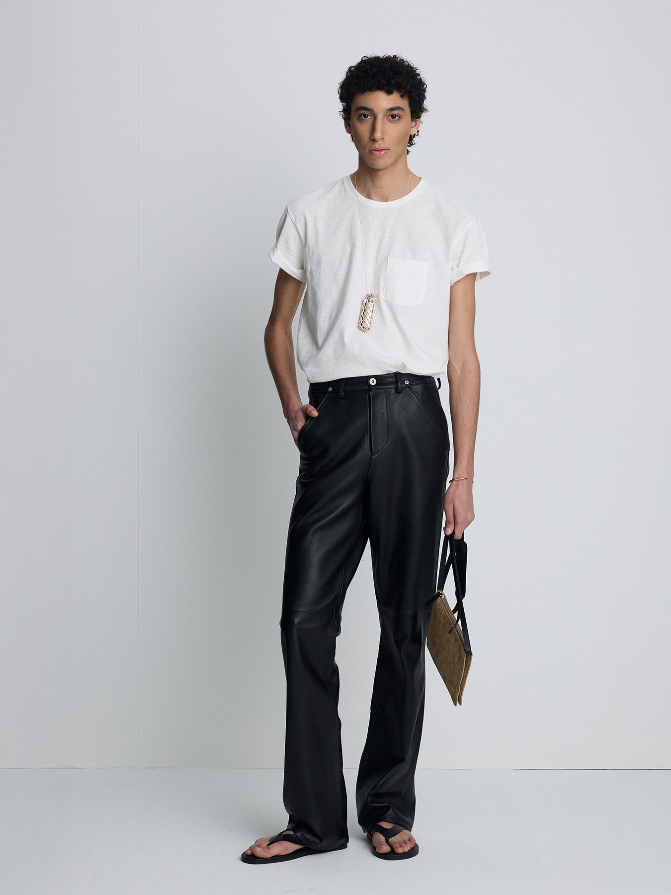 Tonywack - Soft Slub Jersey Pocket T-Shirt (Off White) product image 8 | TRAB K-Fashion Australia