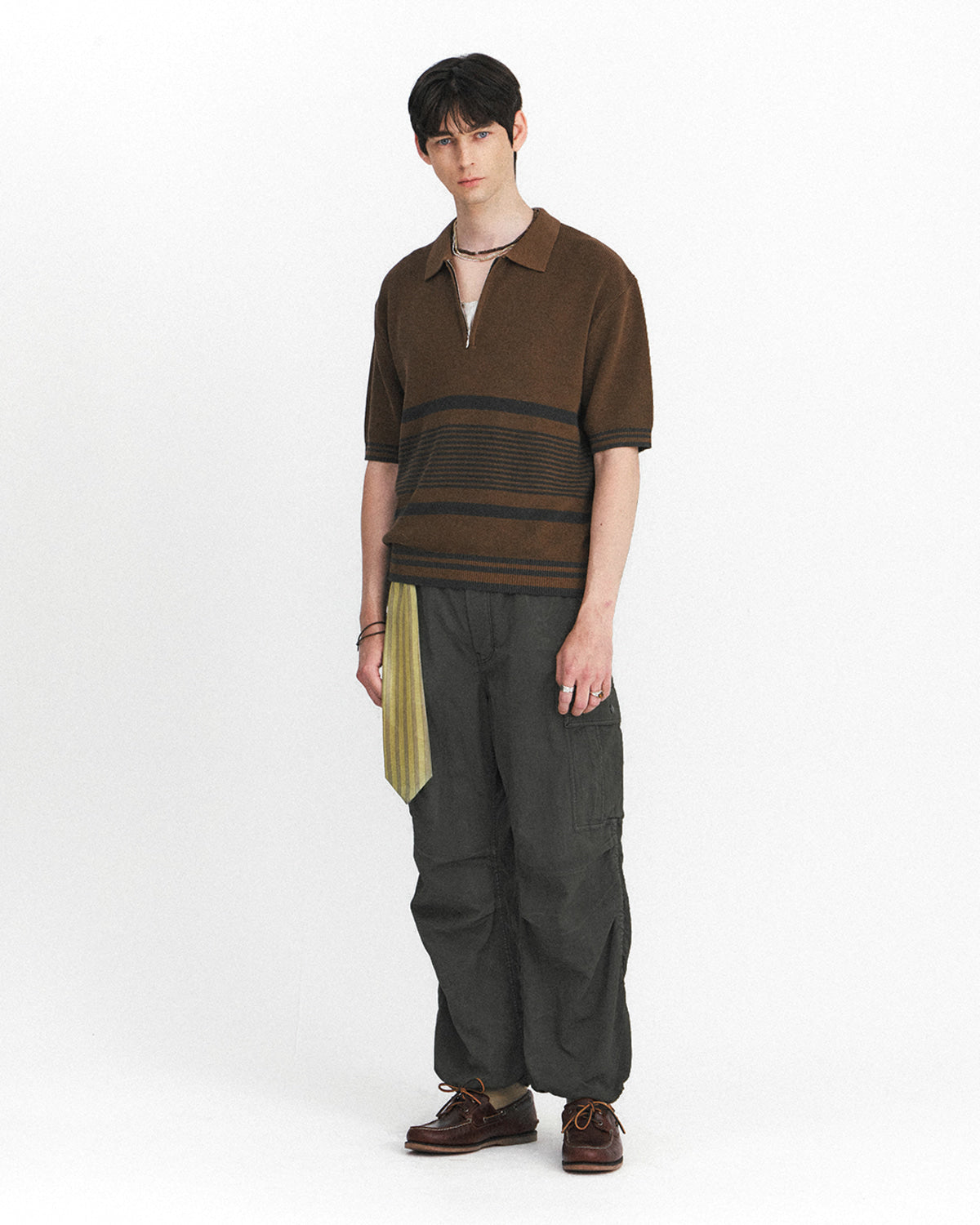Eastlogue - Shell Easy Pants (Olive) product image 1 | TRAB K-Fashion Australia