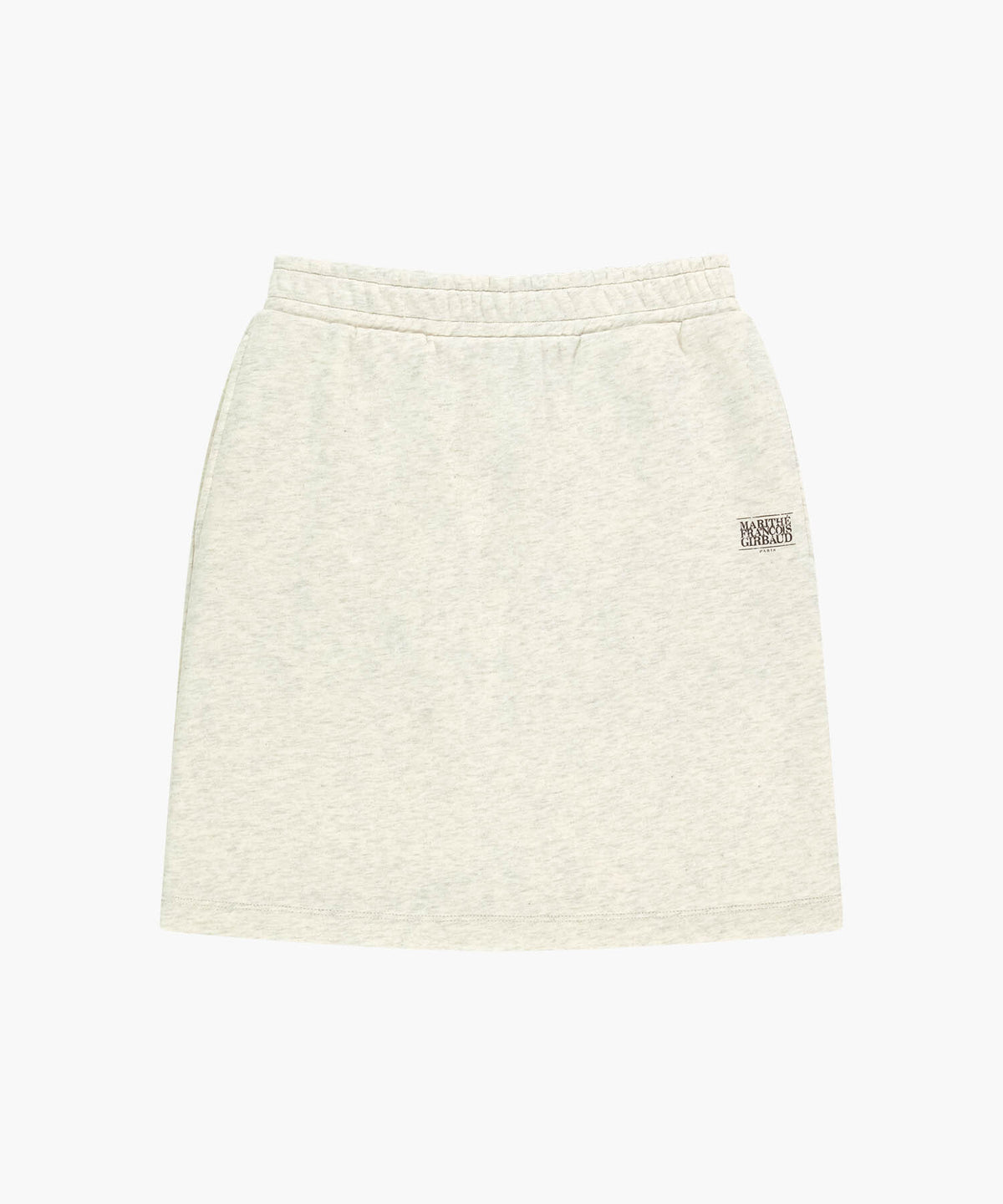 Marithe & Francois Girbaud - Vintage Classic Logo Sweat Mini Skirt (Oatmeal) product image 6 | TRAB K-Fashion Australia