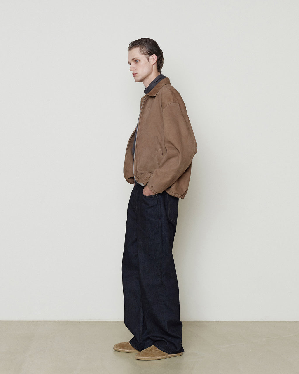 Brownyard - Suede Blouson (Mocha) product image 3 | TRAB K-Fashion Australia