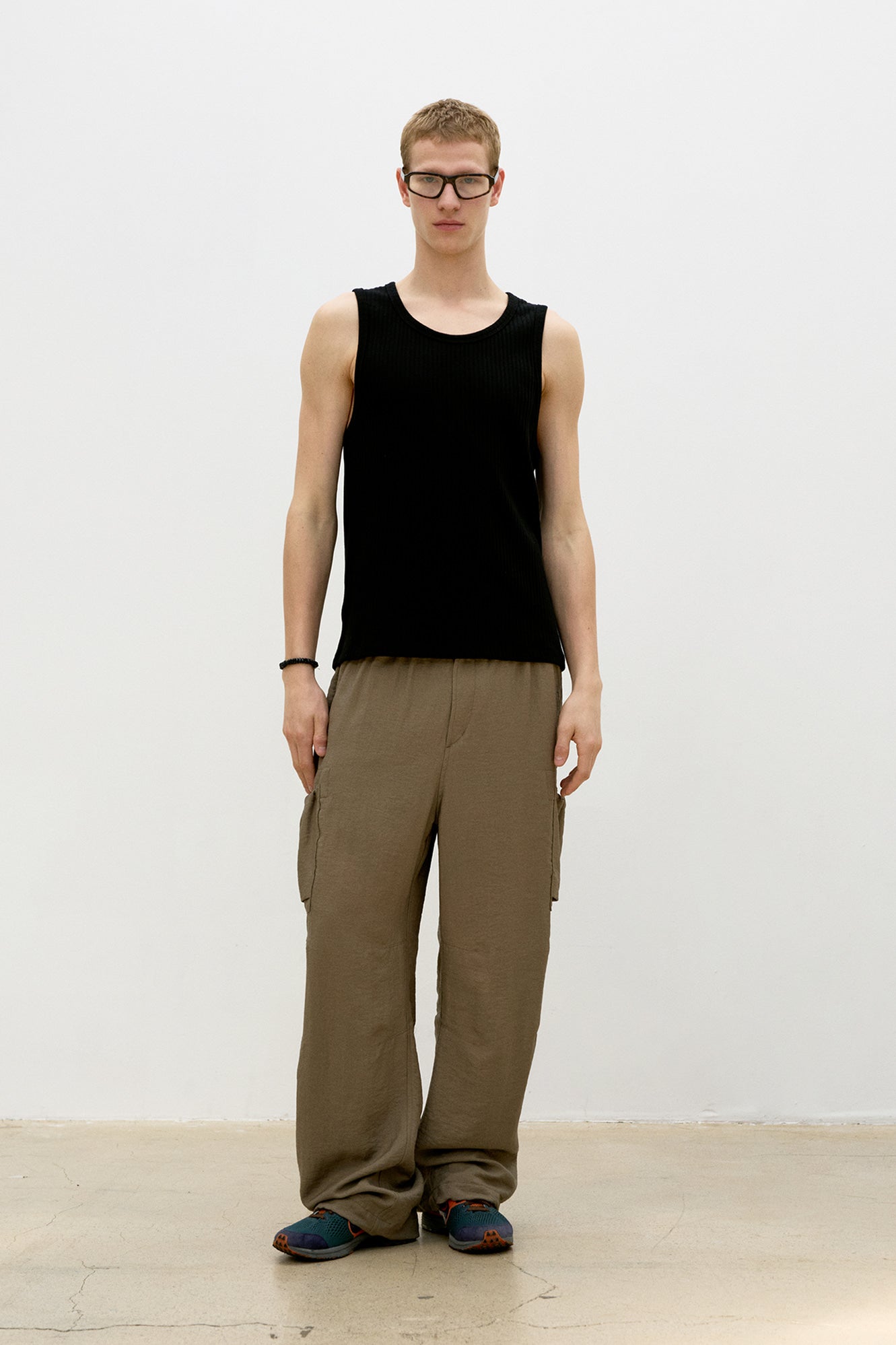 Coor - Bdu Drawstring Relaxed Pants (Brown) product image 2 | TRAB K-Fashion Australia