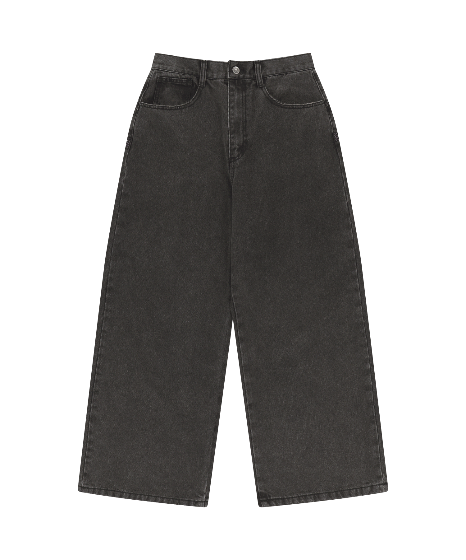 Coyseio - W Stitch Denim Pants (Black) product image 1 | TRAB K-Fashion Australia