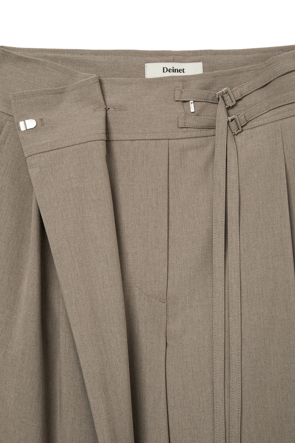 Deinet - Belted Wrap Trousers (Beige) product image 5 | TRAB K-Fashion Australia