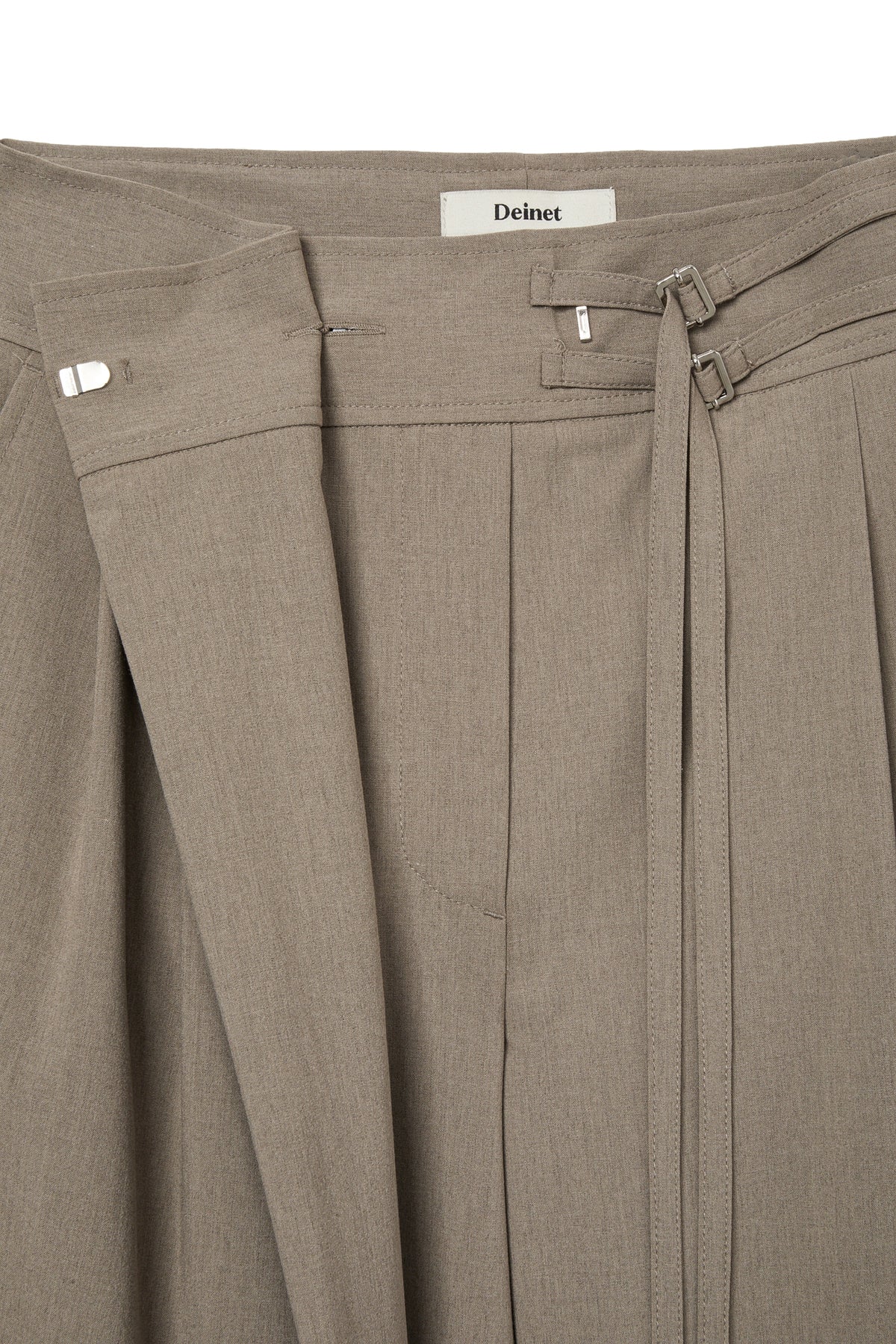Deinet - Belted Wrap Trousers (Beige) product image 5 | TRAB K-Fashion Australia