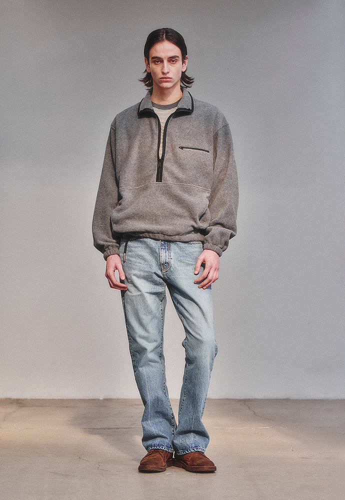 Art if acts - Fleece Half Zip Pullover (Grey) product image 3 | TRAB K-Fashion Australia