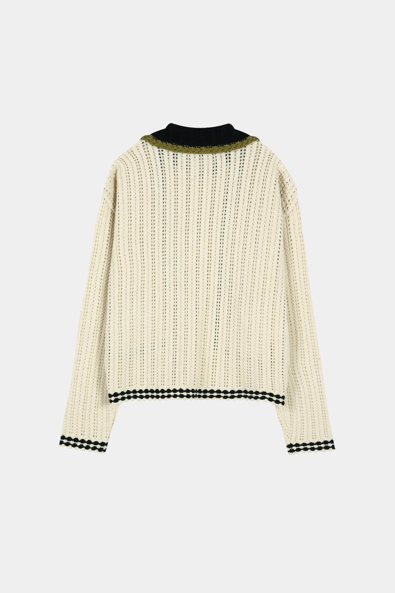 Andersson Bell - Unisex New Fantasia Collar Cardigan (Ecru) | TRAB