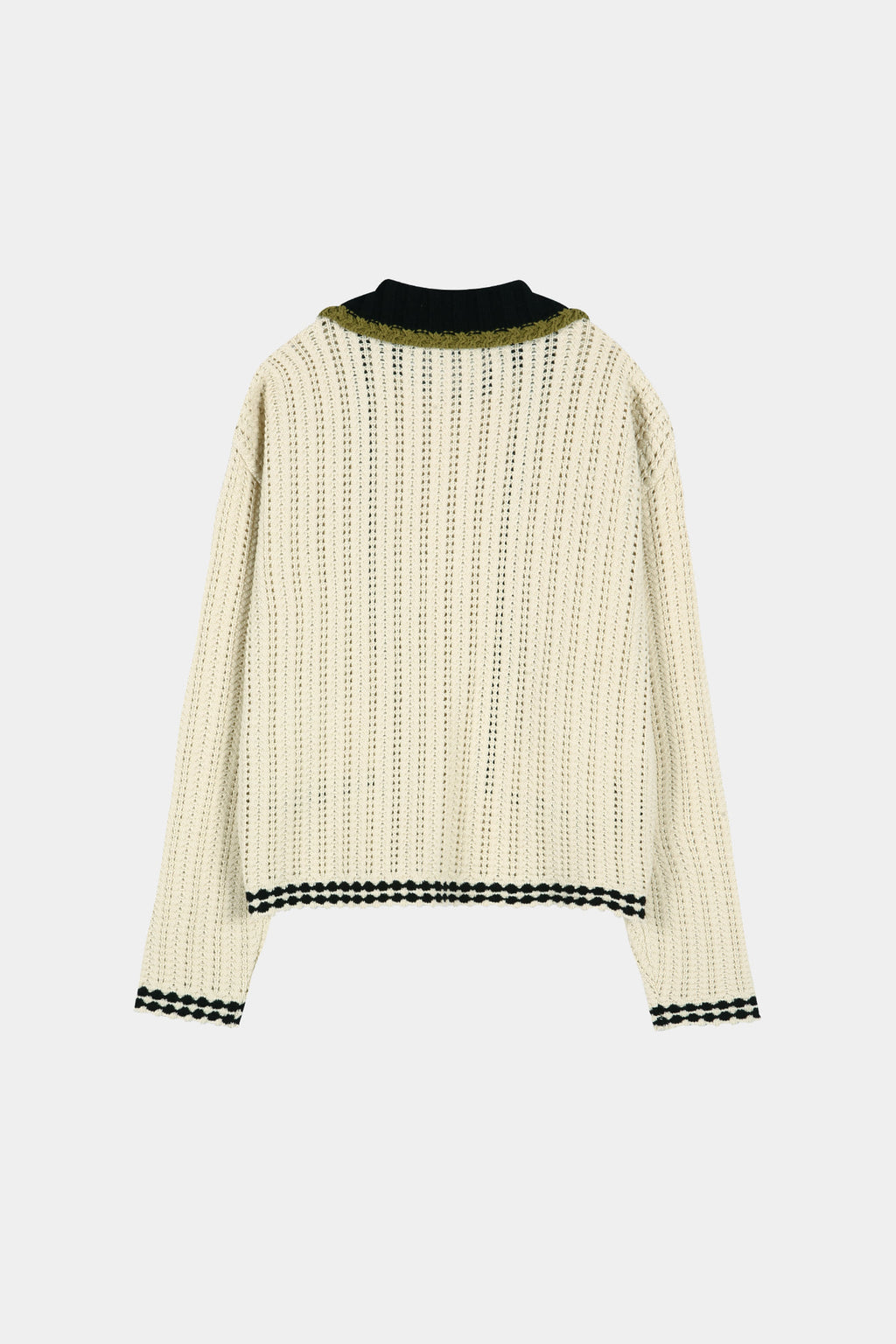 Andersson Bell - Unisex New Fantasia Collar Cardigan (Ecru) product image 12 | TRAB K-Fashion Australia