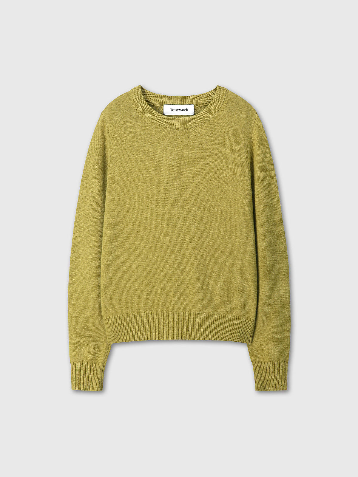 Tonywack - Wool Blend Crew-Neck Knit (Olive Green) product image 9 | TRAB K-Fashion Australia