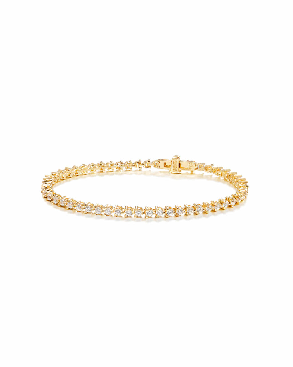 Numbering - N-dia Tennis Bracelet / 3 Prong (2mm) #3910 product image 5 | TRAB K-Fashion Australia