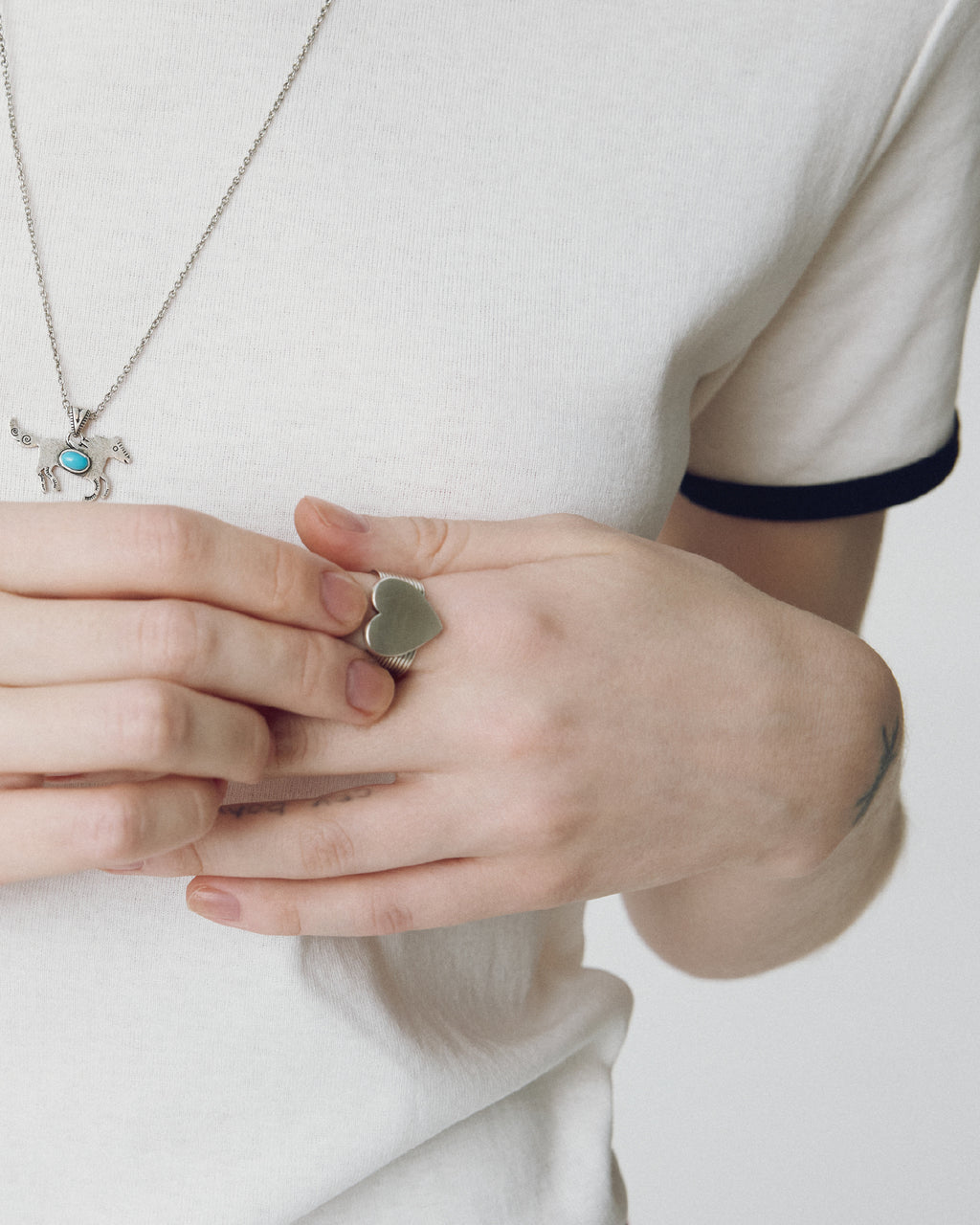 Numbering - Heart Open Ring #8461 product image 1 | TRAB K-Fashion Australia