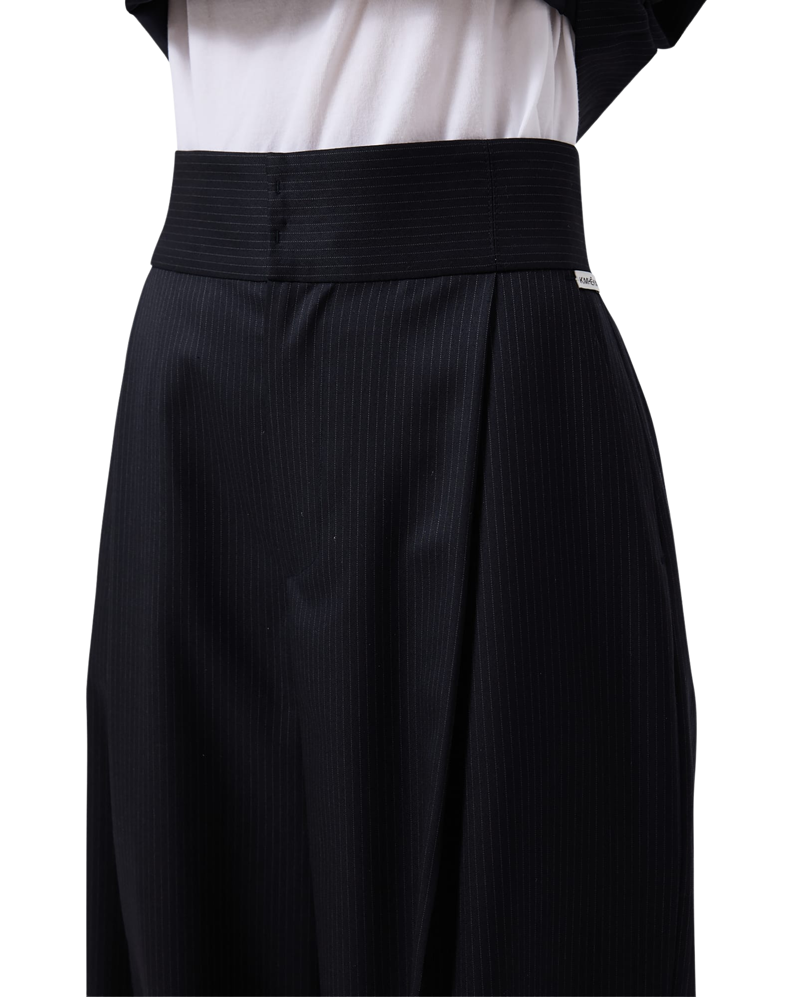 Kimhe Kim - Belted Wide Pants (Navy) product image 13 | TRAB K-Fashion Australia
