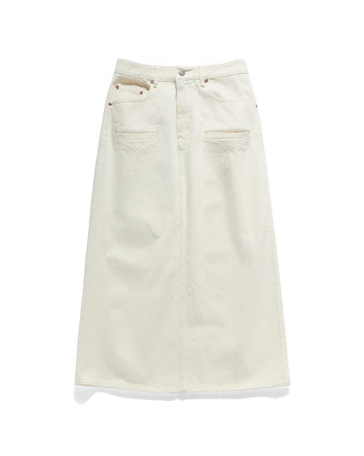 Eastlogue - Ridge Trail Wide Skirt (Ecru) product image 2 | TRAB K-Fashion Australia