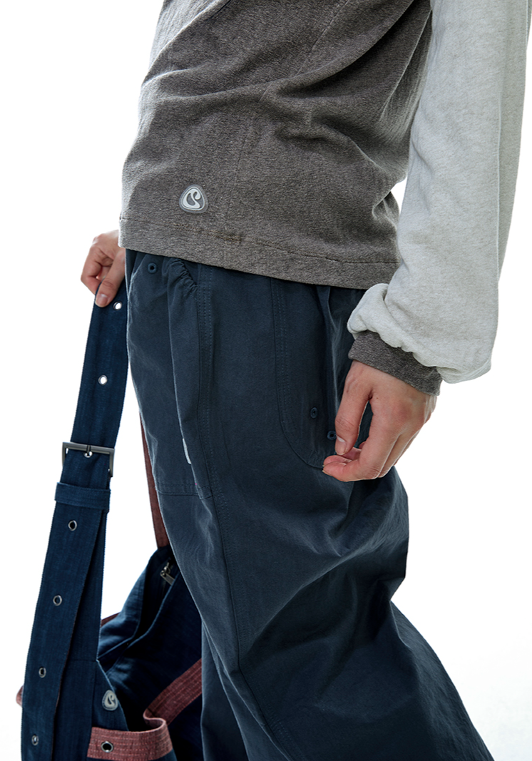 Coyseio - Lace Cotton Pants (Navy) product image 2 | TRAB K-Fashion Australia