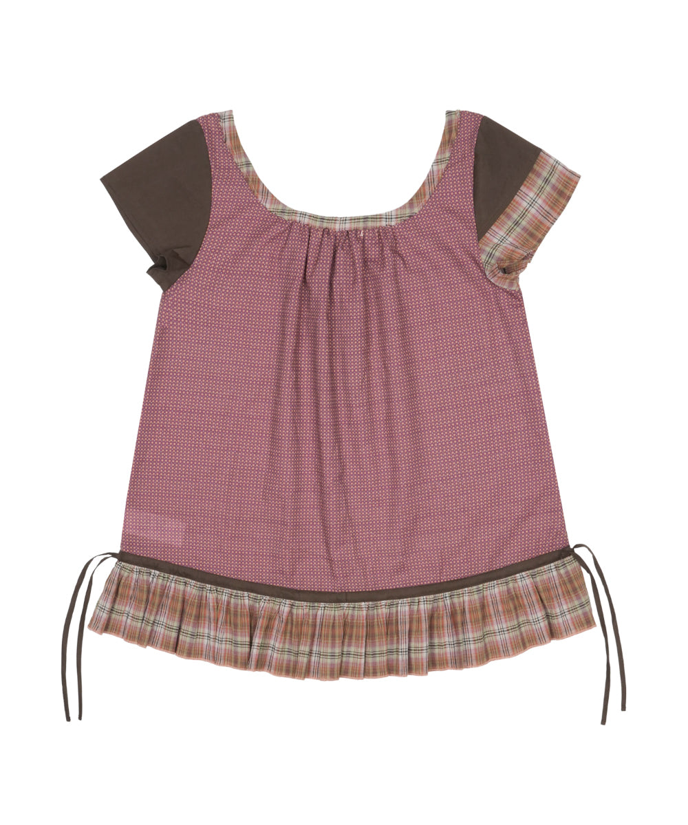 Coyseio - Strap Shirring Blouse (Brown) product image 14 | TRAB K-Fashion Australia