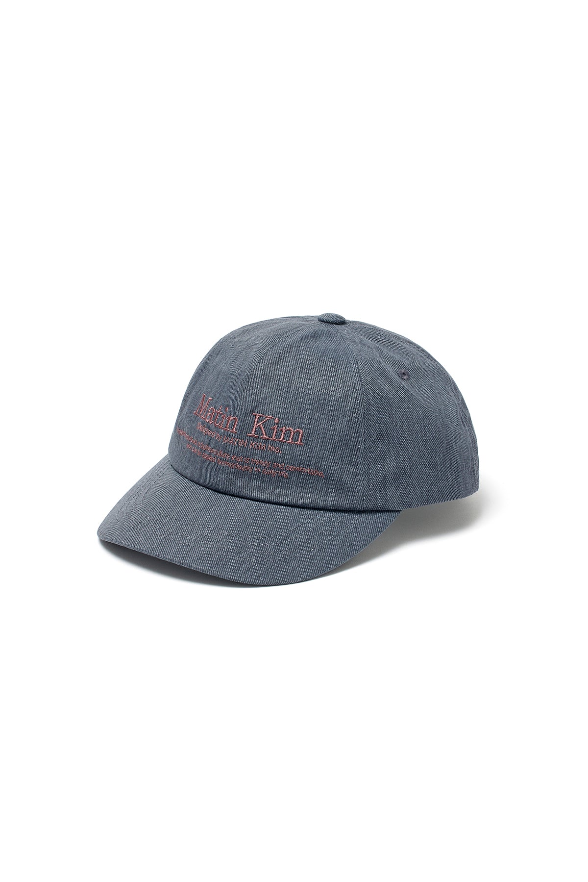 Matin Kim - Matin Heritage Flat Brim Cap (Navy) product image 5 | TRAB K-Fashion Australia
