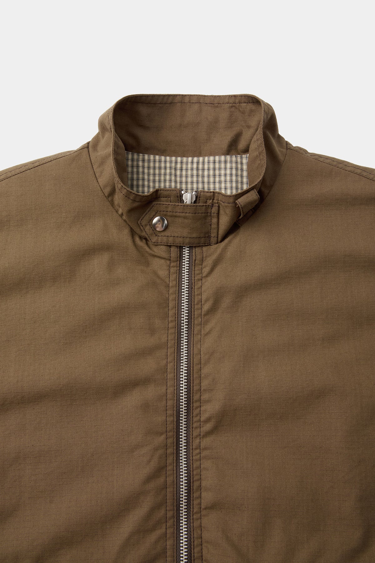 Coor - Stand Collar Cotton Washed Jumper (Dark Brown) product image 5 | TRAB K-Fashion Australia