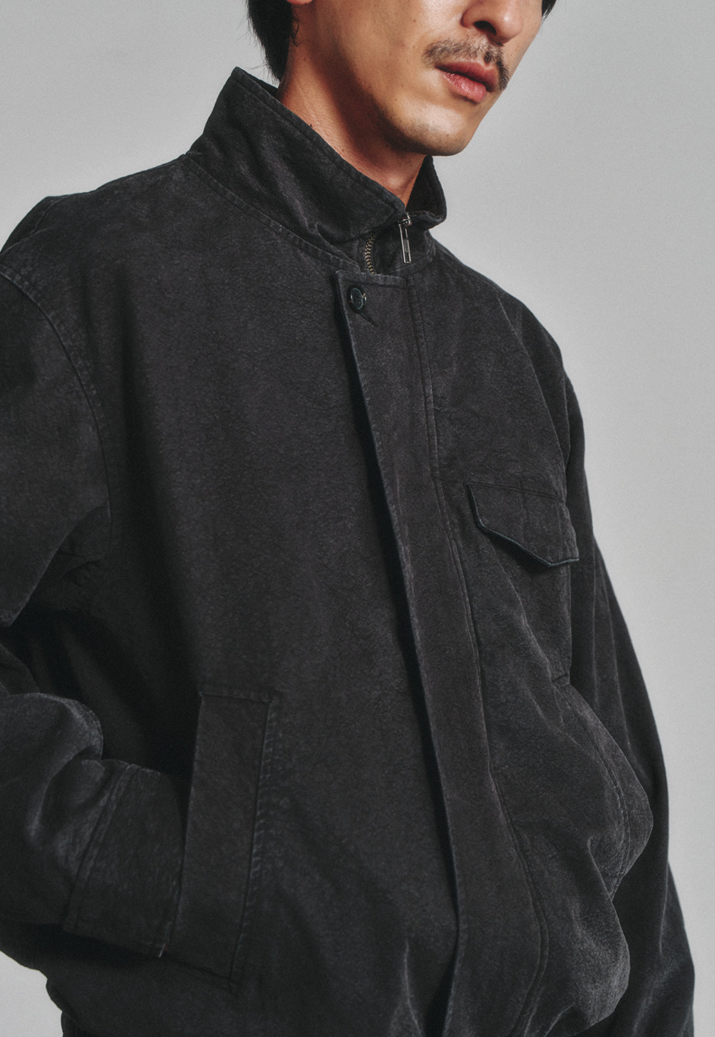 Art if acts - Pocket Deck Jacket (Black) product image 6 | TRAB K-Fashion Australia