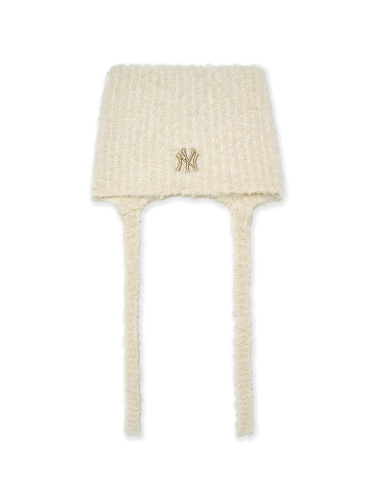 MLB Korea - MLB Meow Earflap Beanie New York Yankees (Cream) product image 2 | TRAB K-Fashion Australia