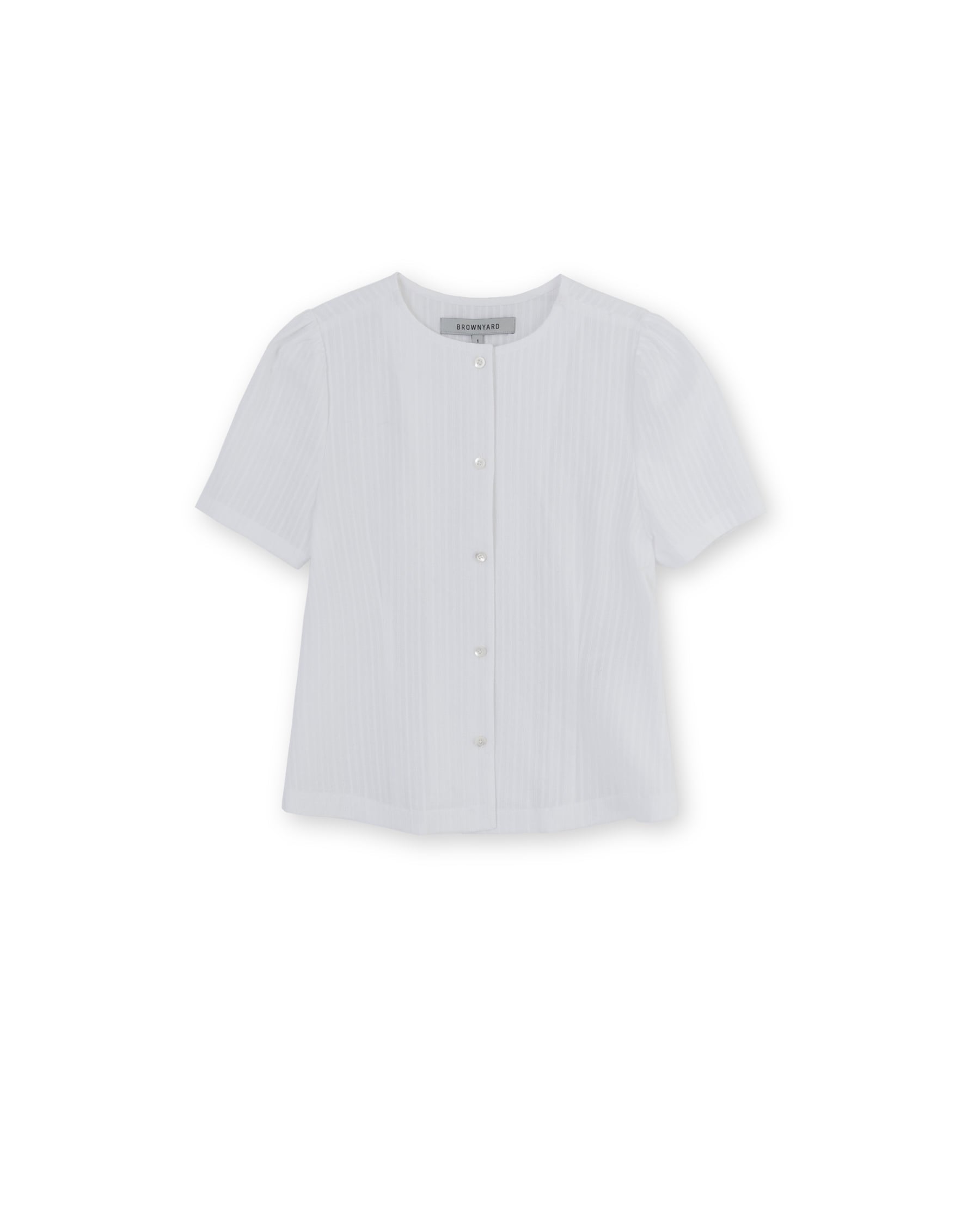 Brownyard - Puff Blouse (White) product image 3 | TRAB K-Fashion Australia