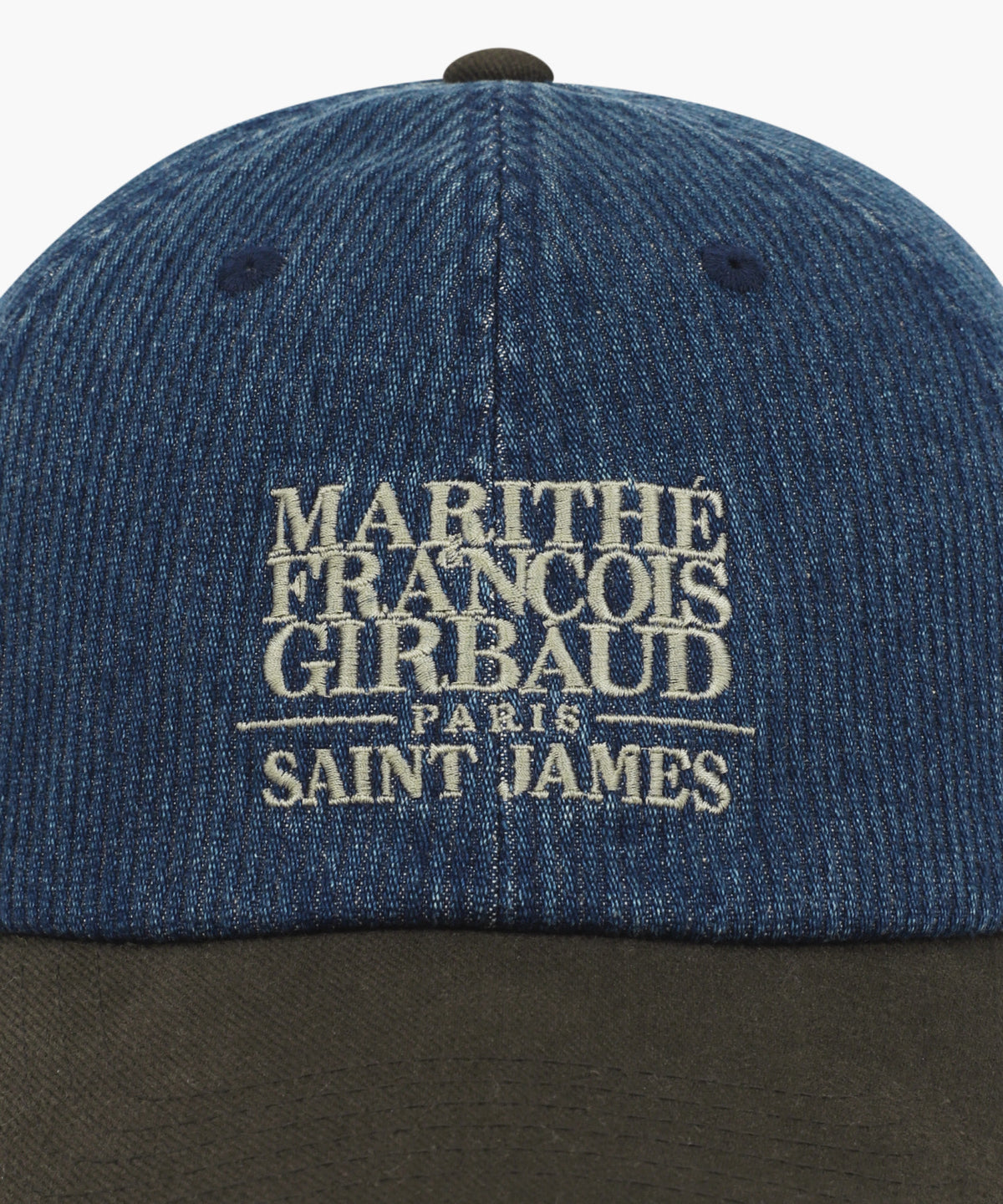 Marithe & Francois Girbaud - Marithe X Saint James Ball Cap (Indigo) product image 3 | TRAB K-Fashion Australia