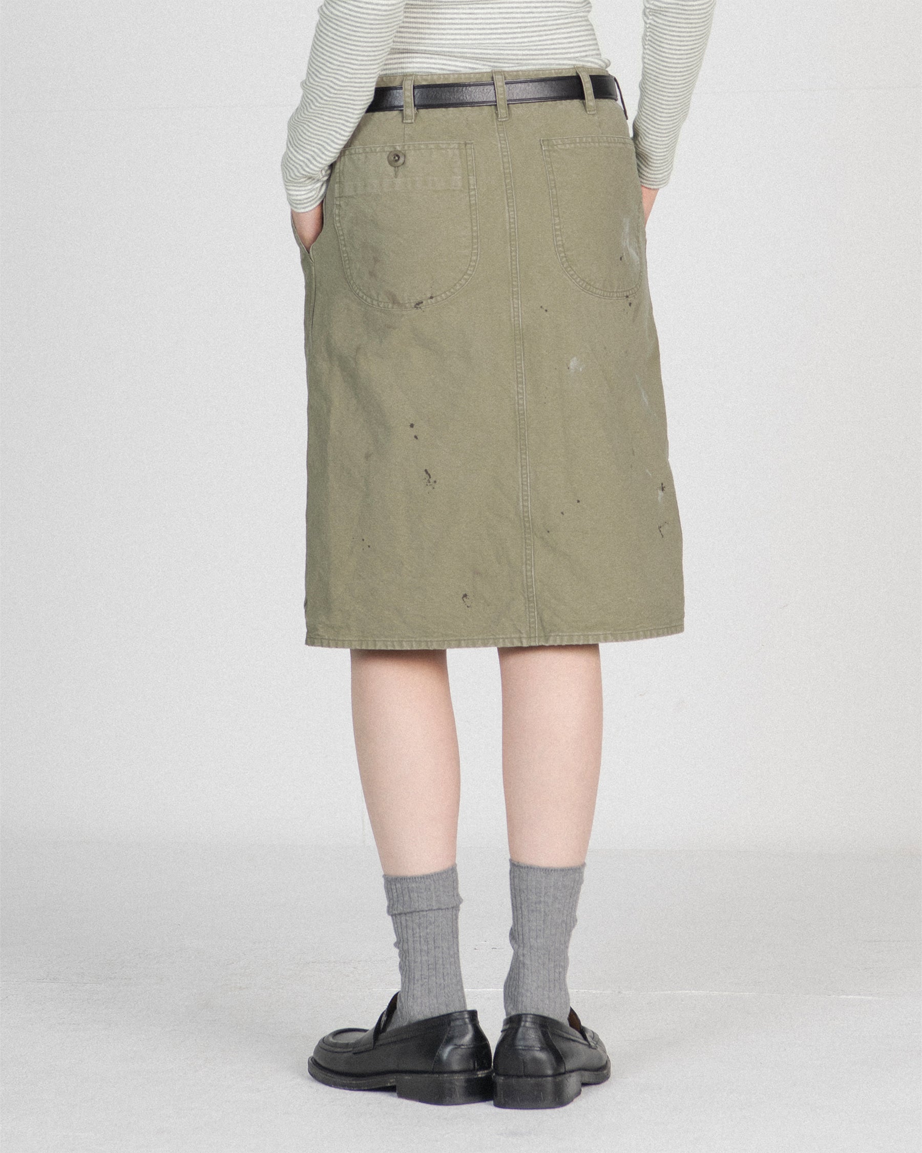 Brownyard - Painted Skirt (Khaki) product image 3 | TRAB K-Fashion Australia