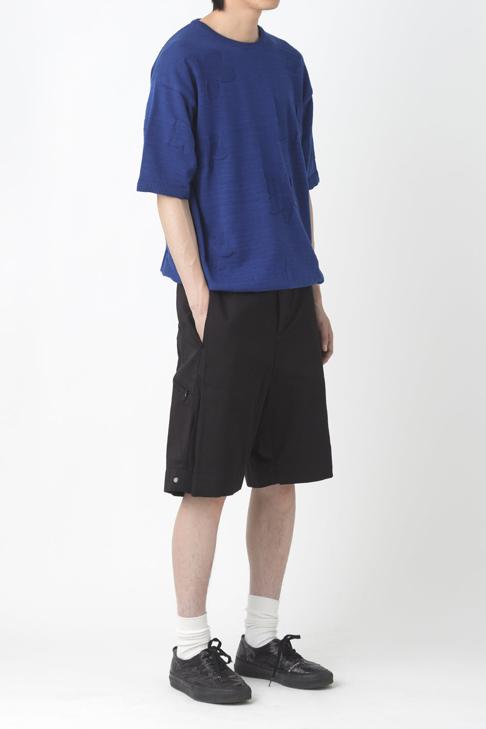 Hatchingroom - Floral Jacquard Knit V2 (Royal Blue) product image 9 | TRAB K-Fashion Australia