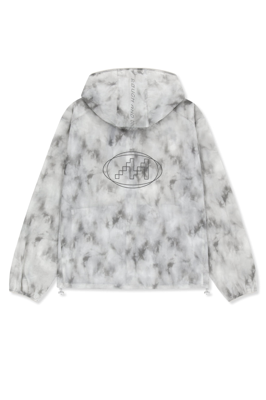 Matin Kim - Matin Pace Reflective Logo Windbreaker (Light Grey) product image 2 | TRAB K-Fashion Australia