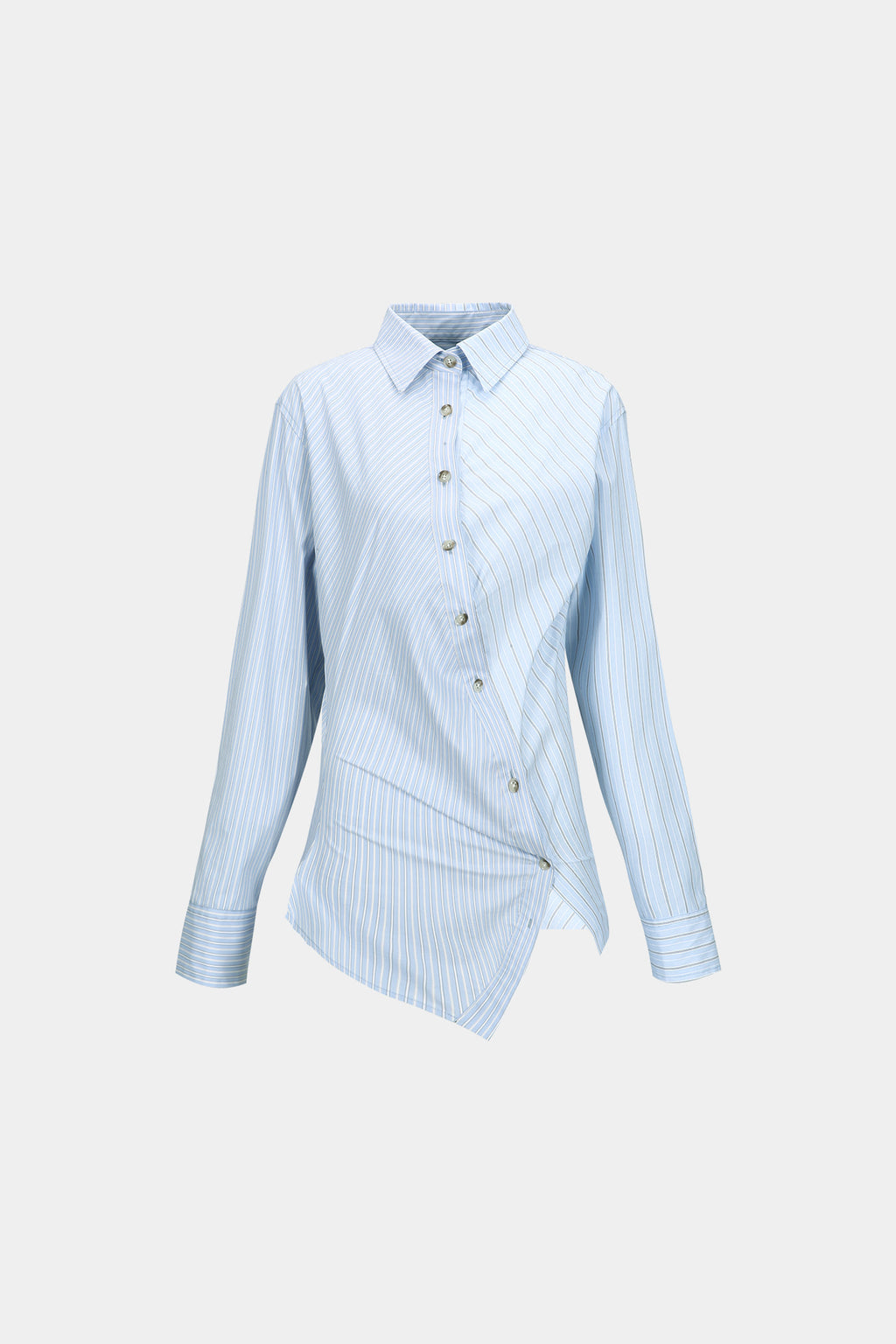 Andersson Bell - Twist Stripe Shirts (Blue) product image 10 | TRAB K-Fashion Australia