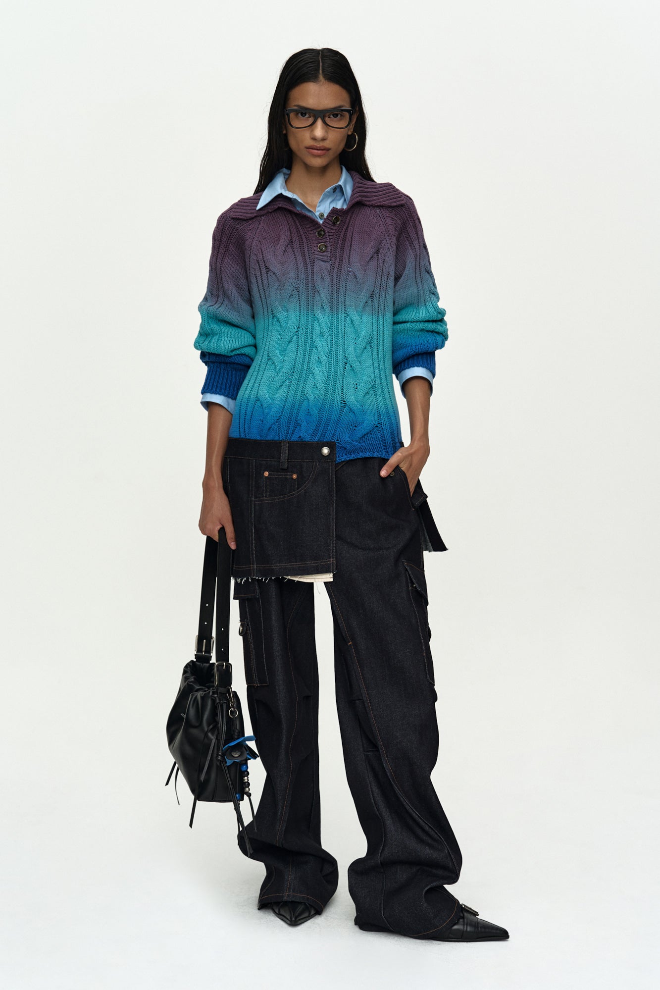 Andersson Bell - Maki Shopper Bag (Black) product image 7 | TRAB K-Fashion Australia