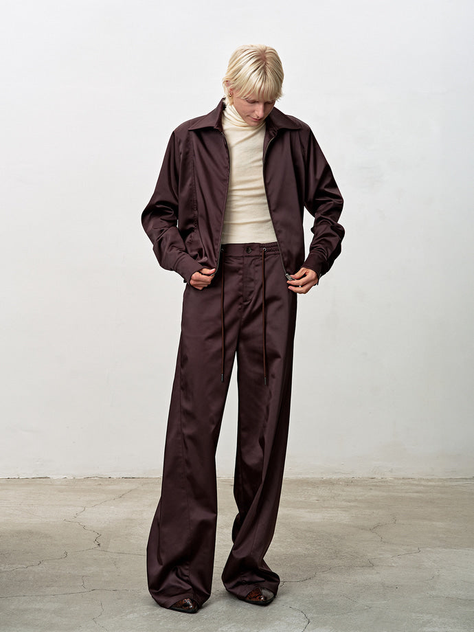 Tonywack - Silky Banding Lounge Pants (Brown) product image 5 | TRAB K-Fashion Australia