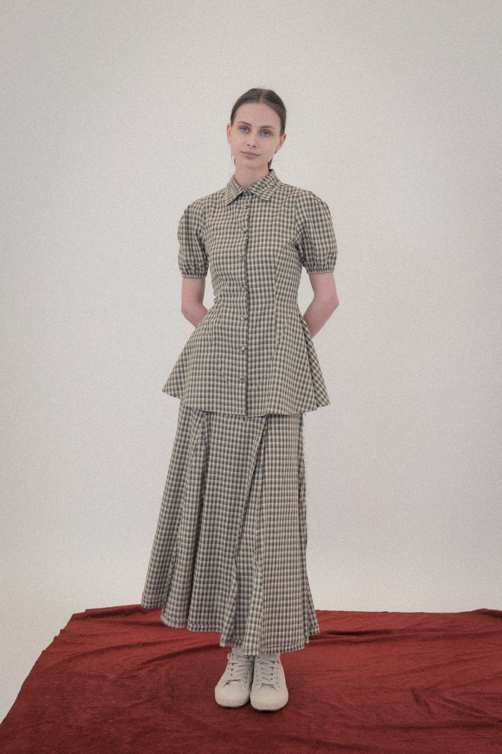 Ioedle - Fractal Waterfall Skirt (Green) product image 8 | TRAB K-Fashion Australia