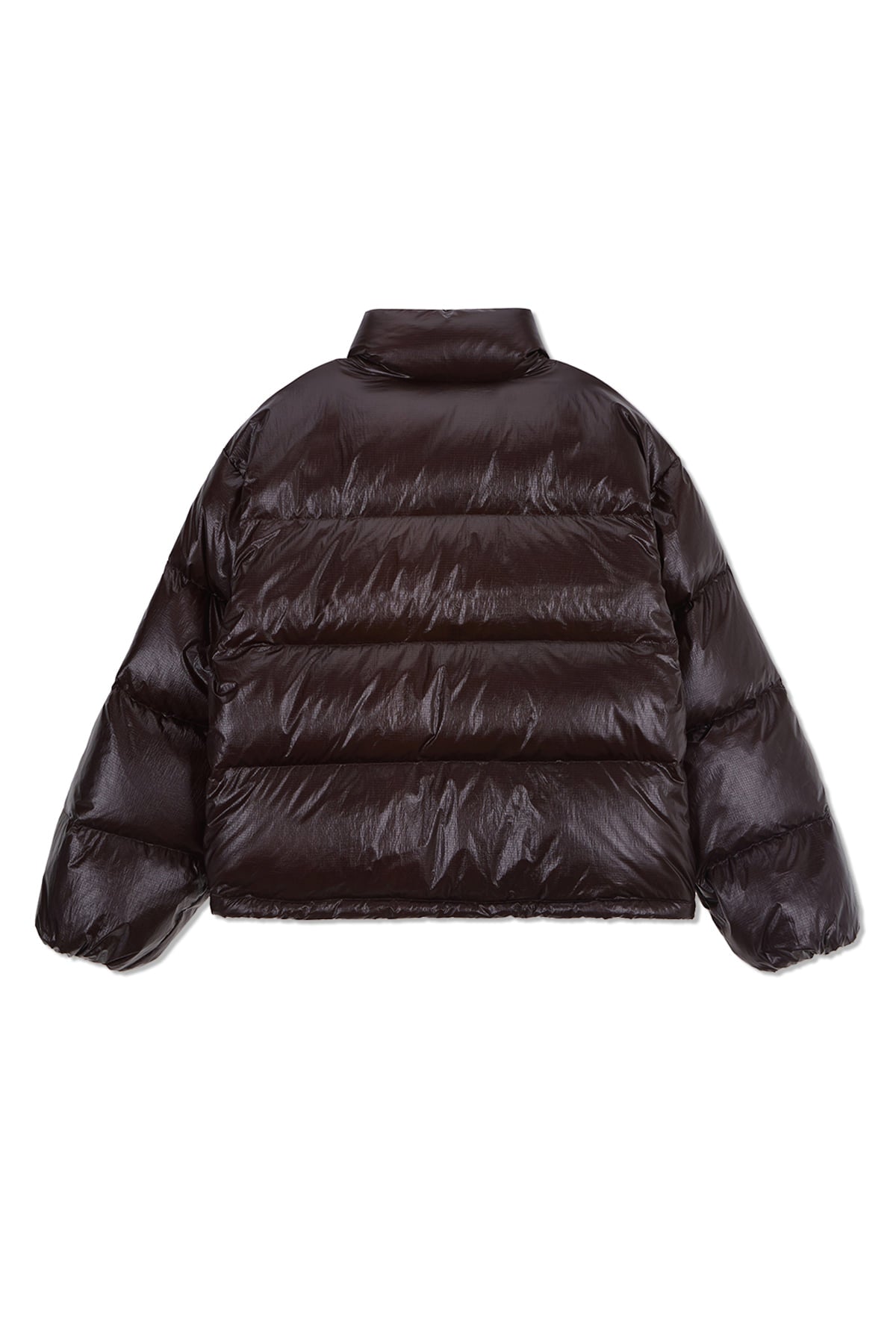 Matin Kim - Small Logo Volume Down Jumper (Dark Brown) product image 2 | TRAB K-Fashion Australia