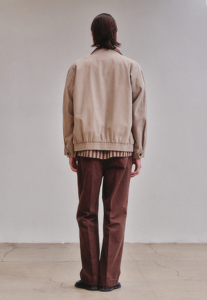 Art if acts - Washed Leather Collar Jacket (Beige) product image 6 | TRAB K-Fashion Australia