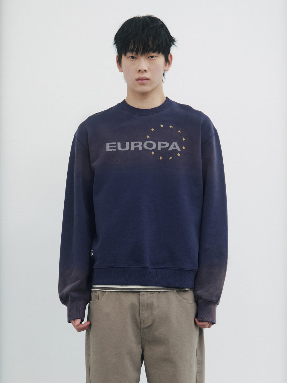 Kijun - Europa Sweatshirt (Navy) product image 5 | TRAB K-Fashion Australia