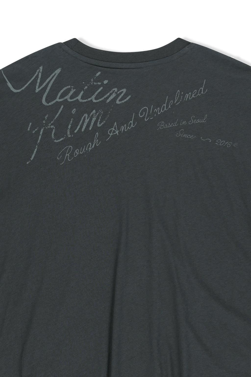 Matin Kim - Blouson Hem Overfit Top (Charcoal) product image 5 | TRAB K-Fashion Australia