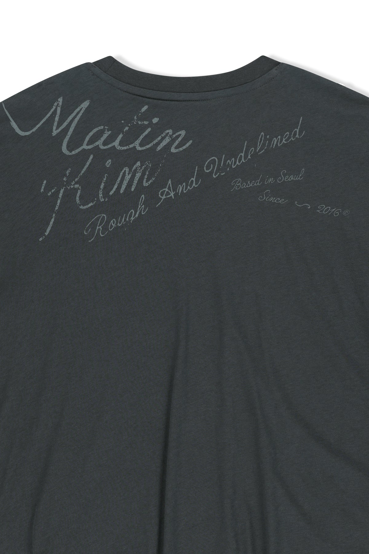 Matin Kim - Blouson Hem Overfit Top (Charcoal) product image 5 | TRAB K-Fashion Australia