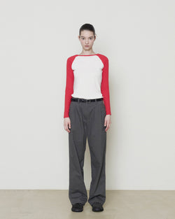 Brownyard - Raglan Long Sleeve (Red) product image 1 | TRAB K-Fashion Australia