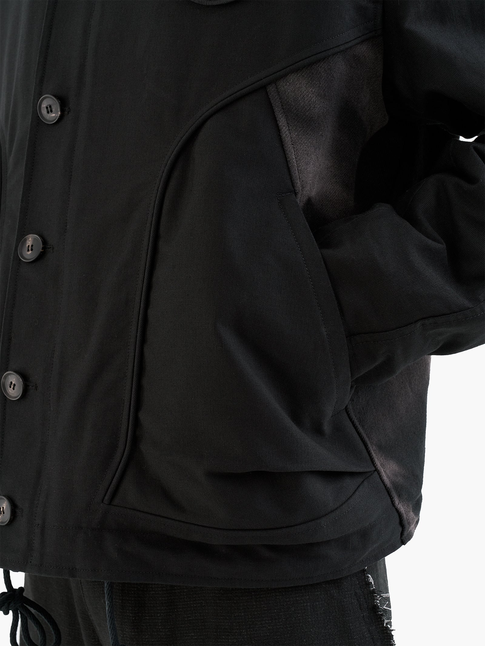 Jiyong Kim - Sun-Bleached Deck Jacket (Black) product image 8 | TRAB K-Fashion Australia